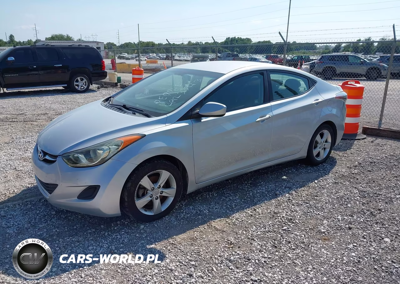 2013 Hyundai Elantra Gls VIN:5NPDH4AE6DH361494 - 2
