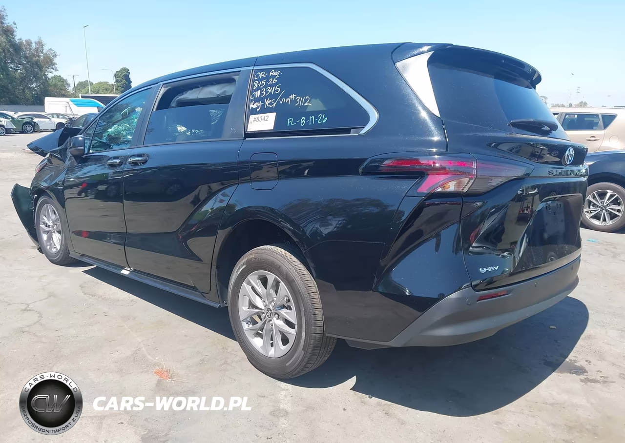 2025 Toyota Sienna Xle VIN:5TDYRKEC8SS243112 - 3