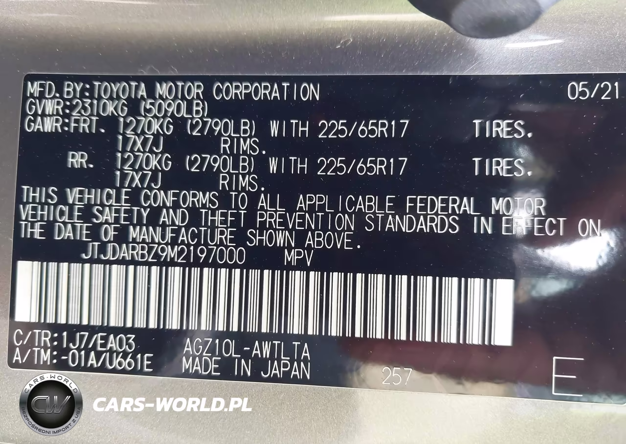 2021 Lexus Nx 300 VIN:JTJDARBZ9M2197000 - 9