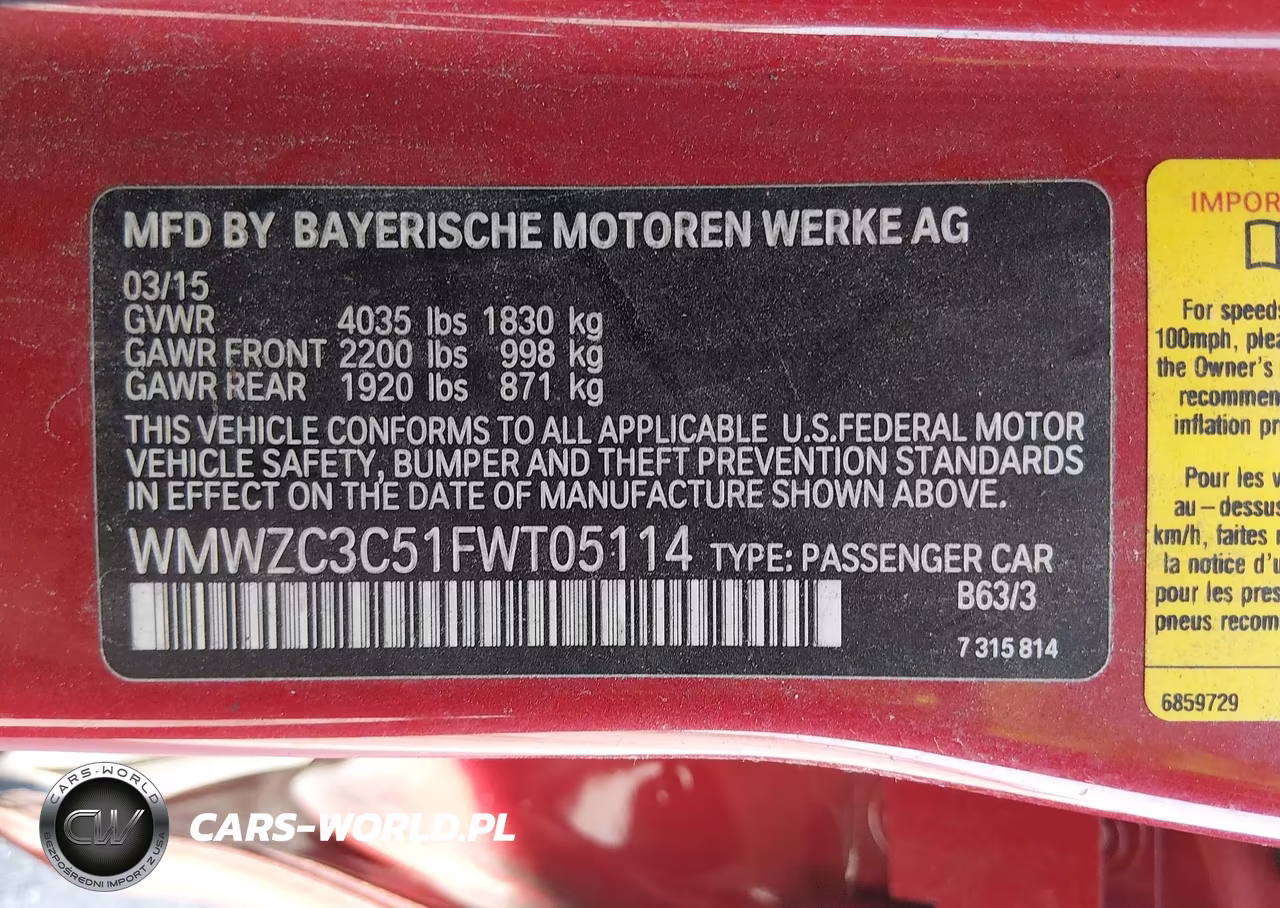 2015 Mini Countryman Cooper S VIN:WMWZC3C51FWT05114 - 9