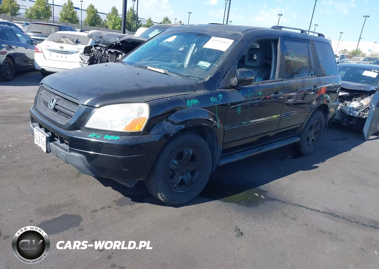2004 Honda Pilot Ex-L VIN:2HKYF18634H600083 - 2
