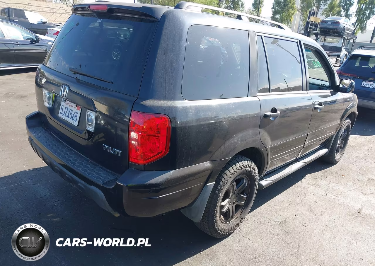 2004 Honda Pilot Ex-L VIN:2HKYF18634H600083 - 4