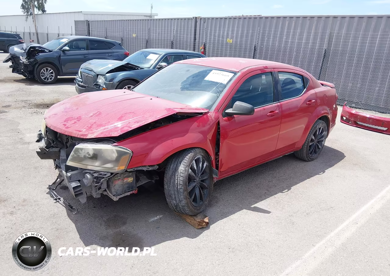 2014 Dodge Avenger Se VIN:1C3CDZAB6EN177463 - 2