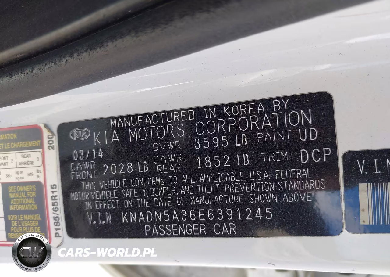 2014 Kia Rio Ex VIN:KNADN5A36E6391245 - 9