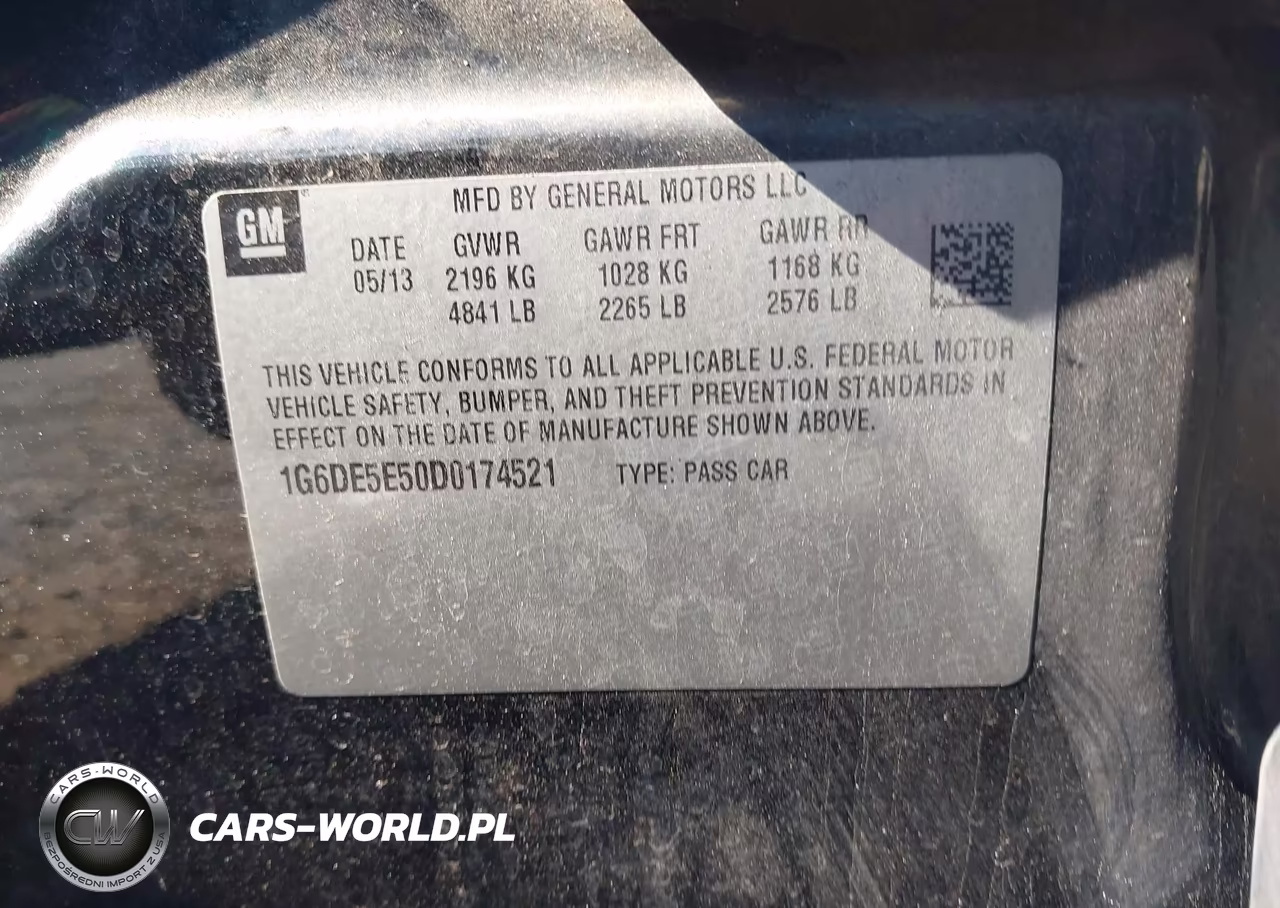2013 Cadillac Cts Luxury VIN:1G6DE5E50D0174521 - 9