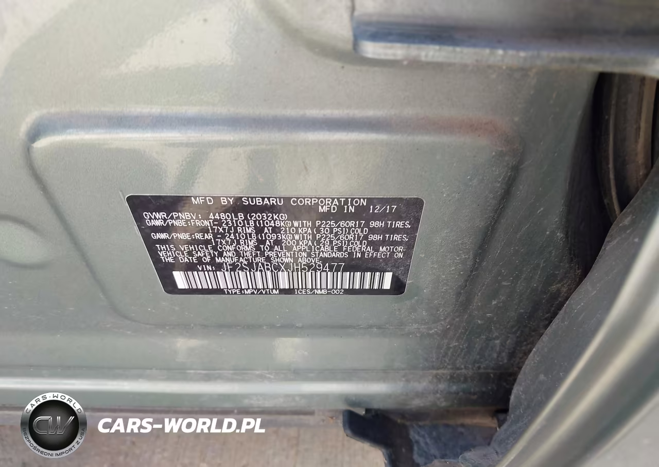 2018 Subaru Forester 2.5I VIN:JF2SJABCXJH529477 - 9