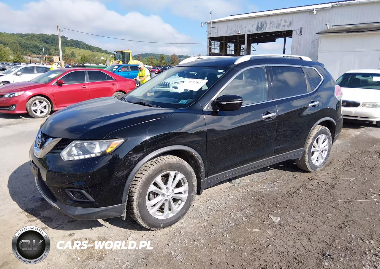 2015 Nissan Rogue Sv VIN:KNMAT2MV5FP515427 - 2