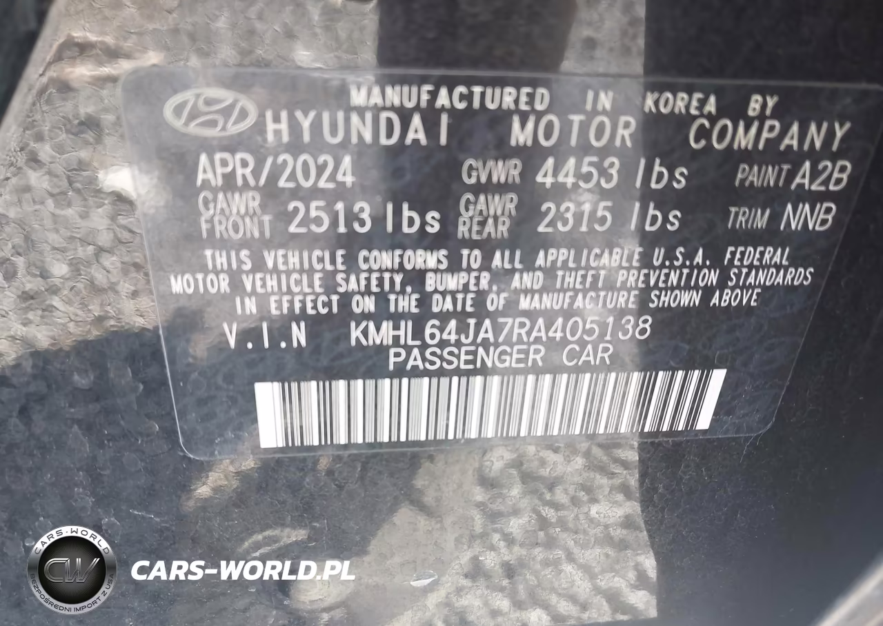 2024 Hyundai Sonata Sel VIN:KMHL64JA7RA405138 - 9
