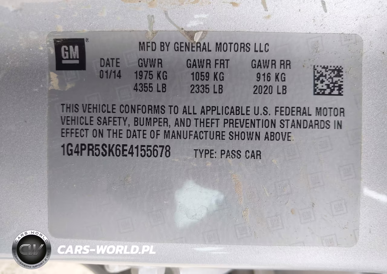 2014 Buick Verano Convenience Group VIN:1G4PR5SK6E4155678 - 9