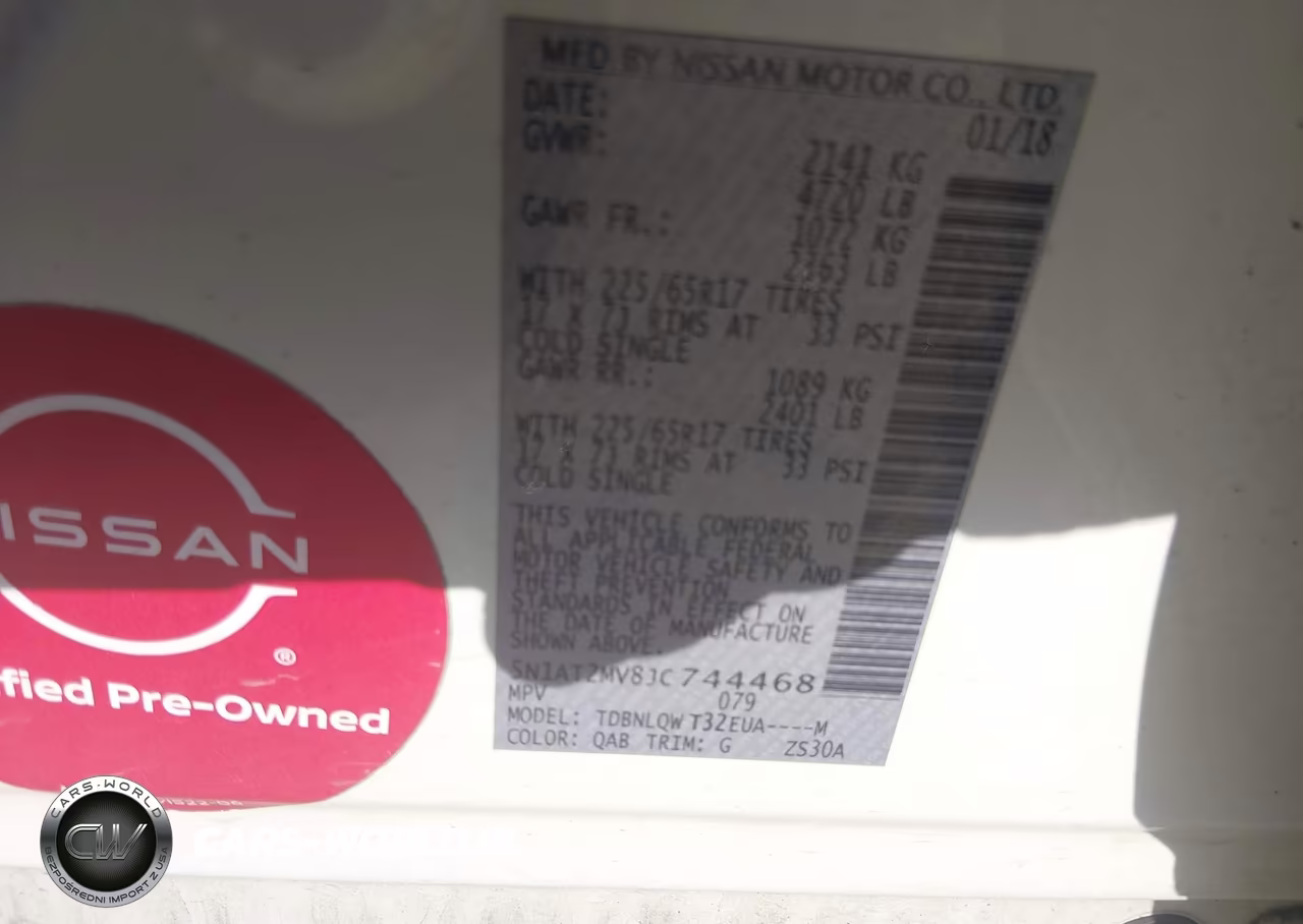 2018 Nissan Rogue Sv VIN:5N1AT2MV8JC744468 - 9