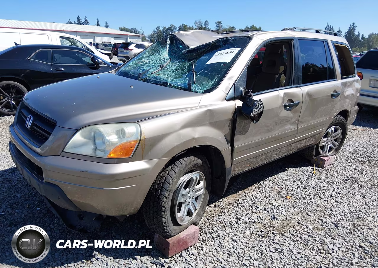 2003 Honda Pilot Ex-L VIN:2HKYF18543H579122 - 2