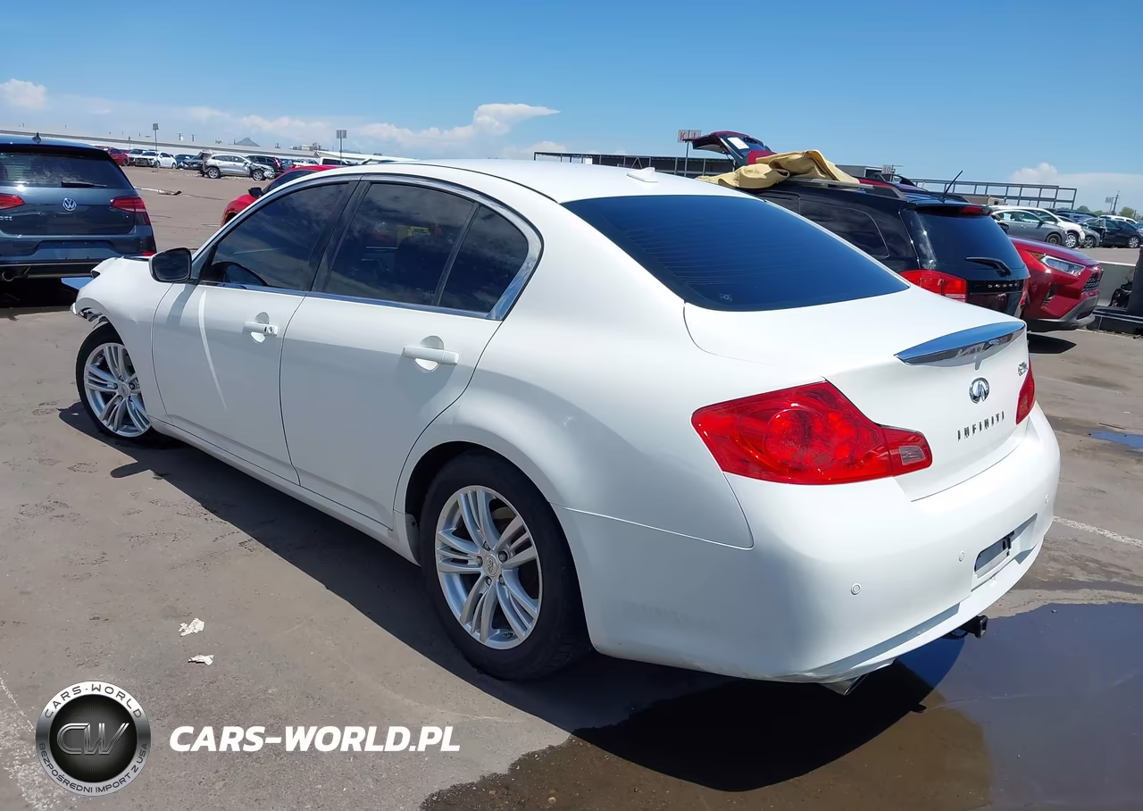 2012 Infiniti G25X VIN:JN1DV6AR3CM862258 - 3