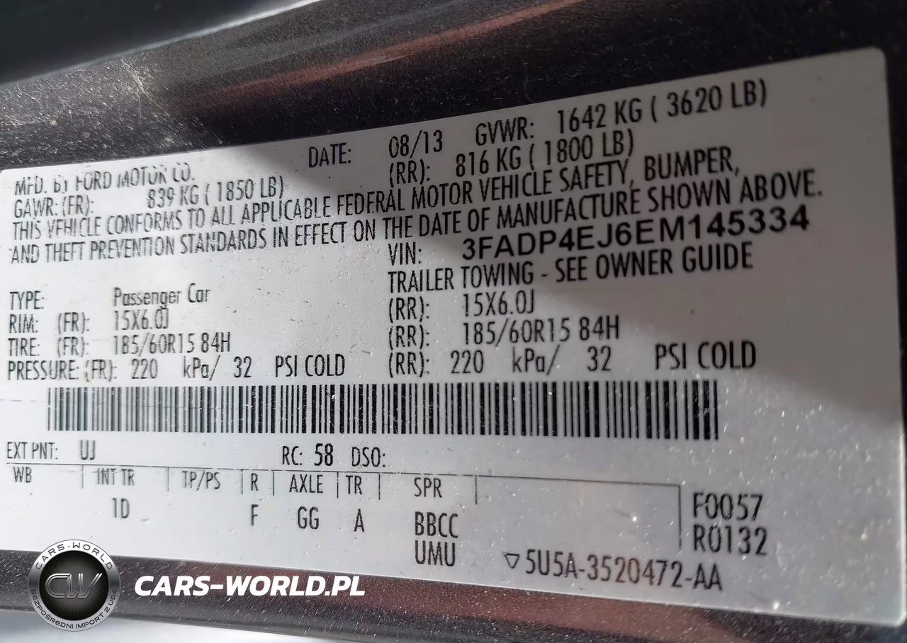 2014 Ford Fiesta Se VIN:3FADP4EJ6EM145334 - 9