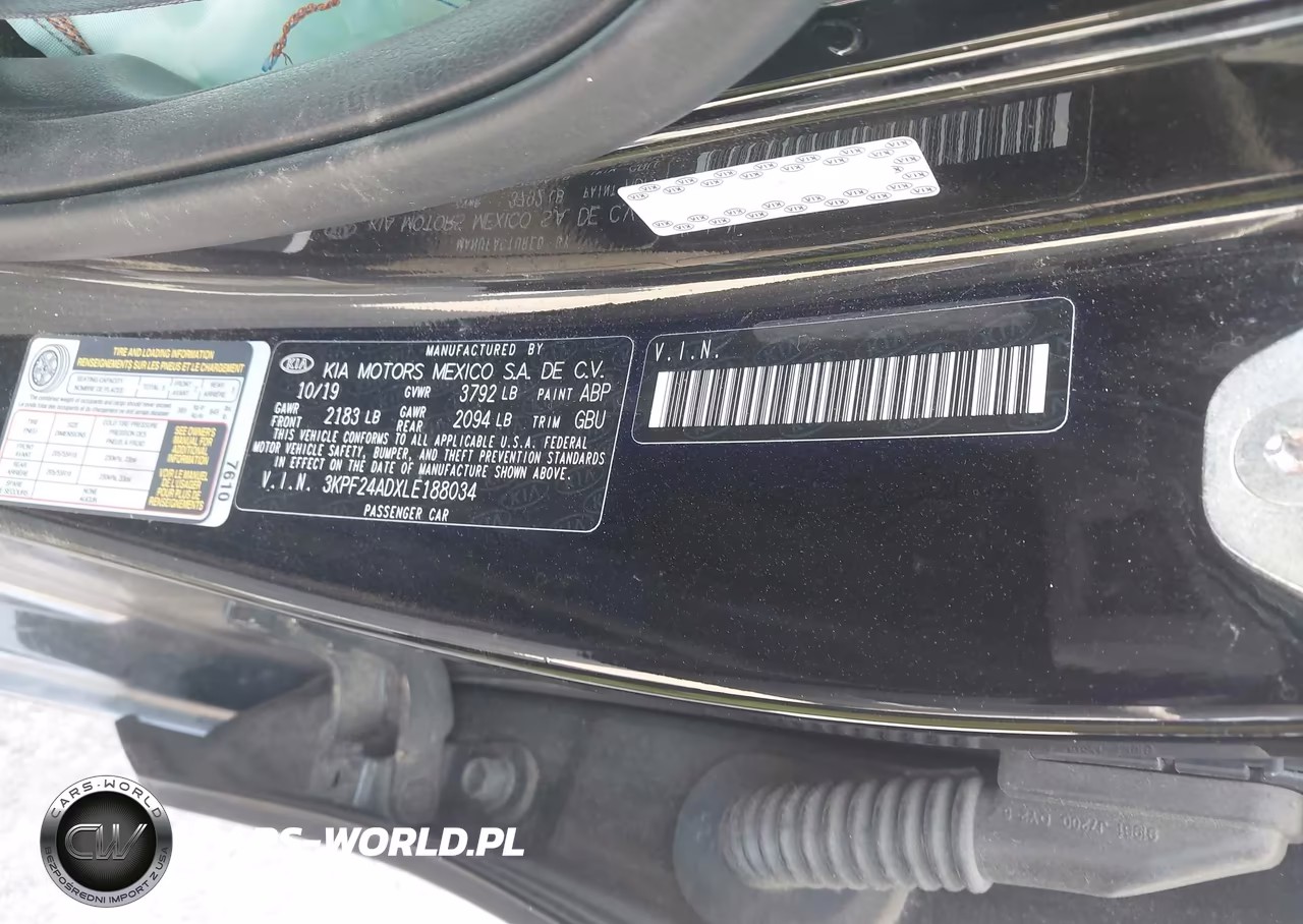 2020 Kia Forte Lxs VIN:3KPF24ADXLE188034 - 9