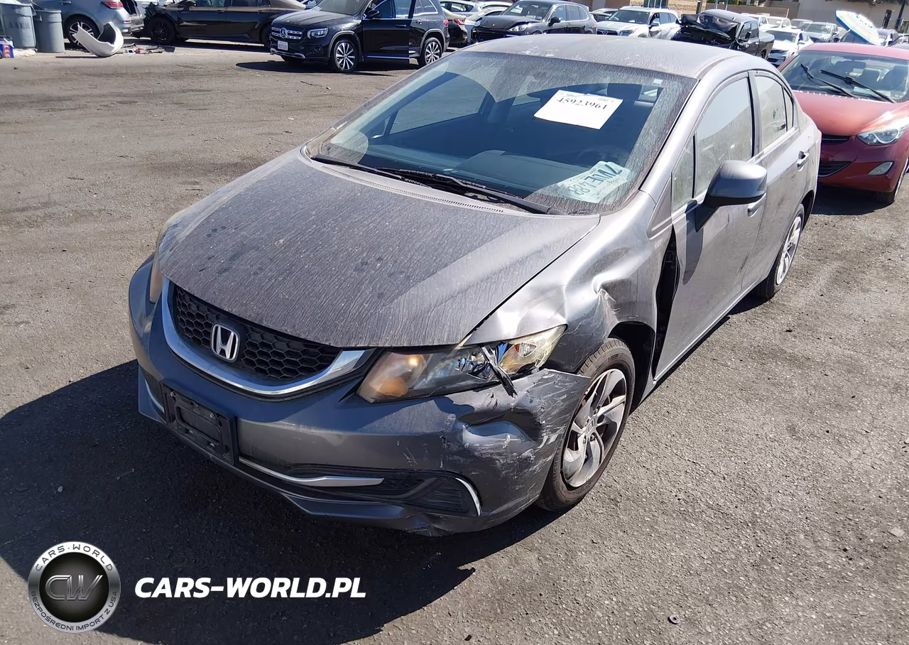 2013 Honda Civic Lx VIN:2HGFB2F52DH589641 - 2