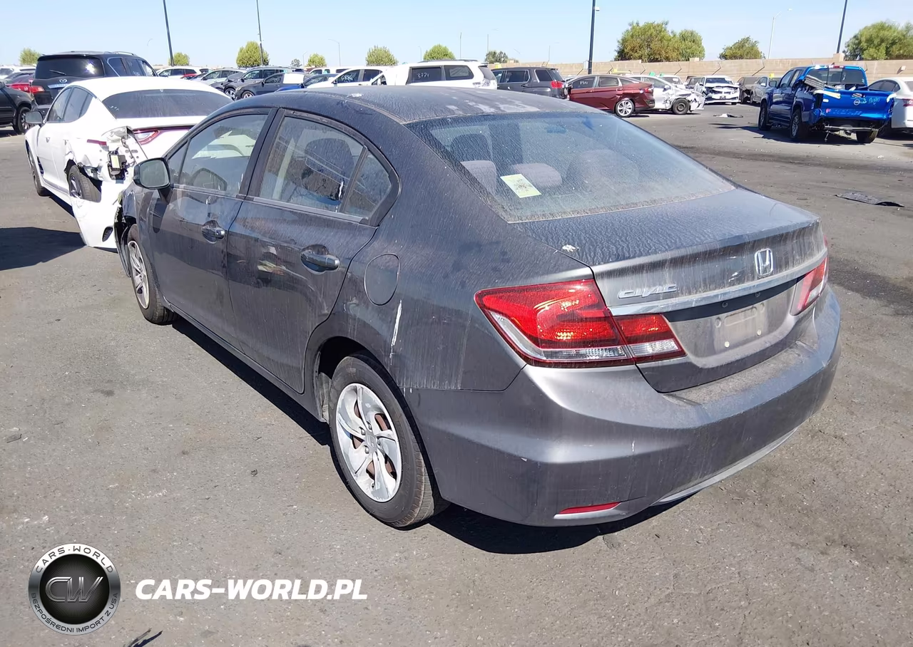 2013 Honda Civic Lx VIN:2HGFB2F52DH589641 - 3