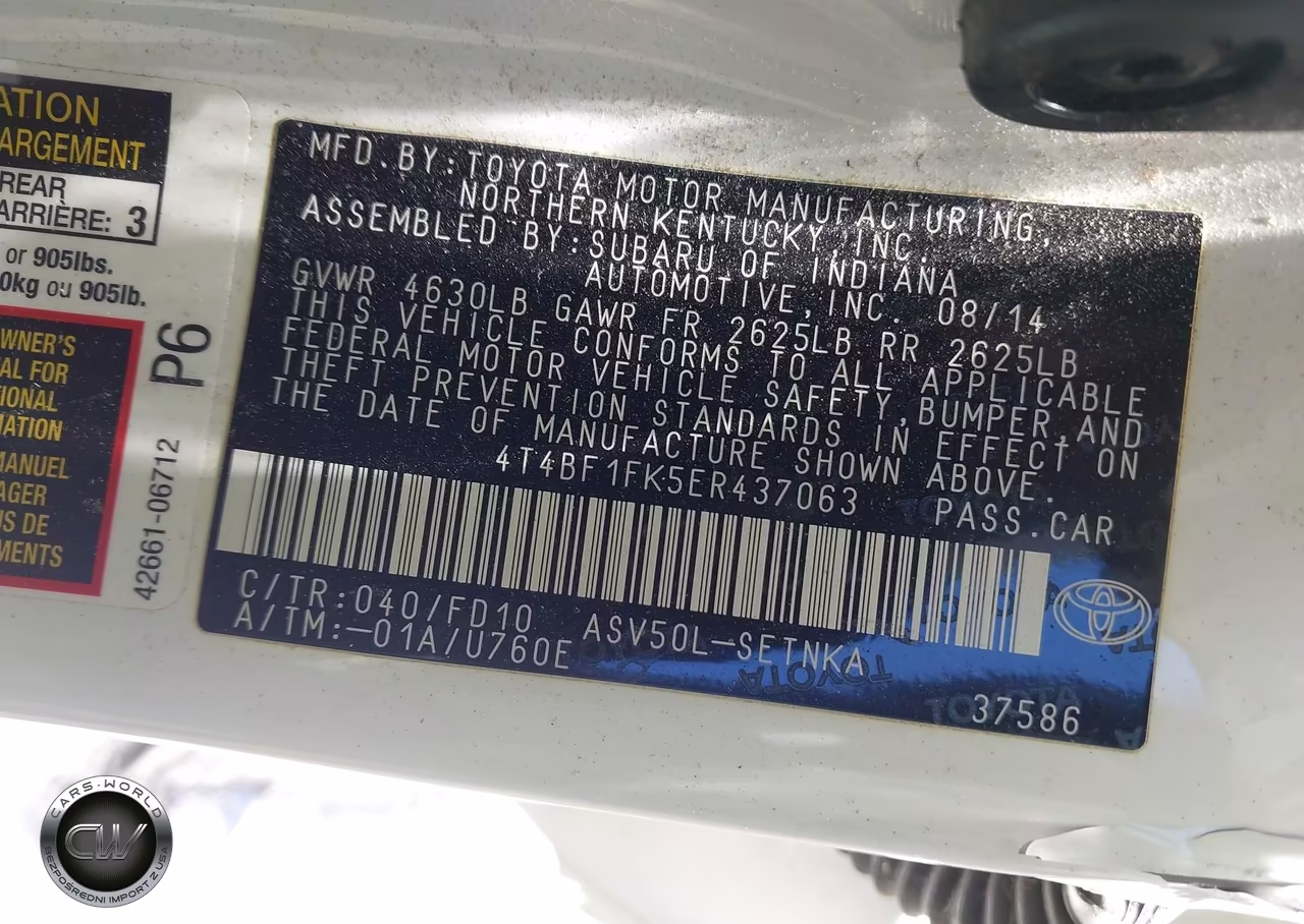 2014 Toyota Camry Le VIN:4T4BF1FK5ER437063 - 9