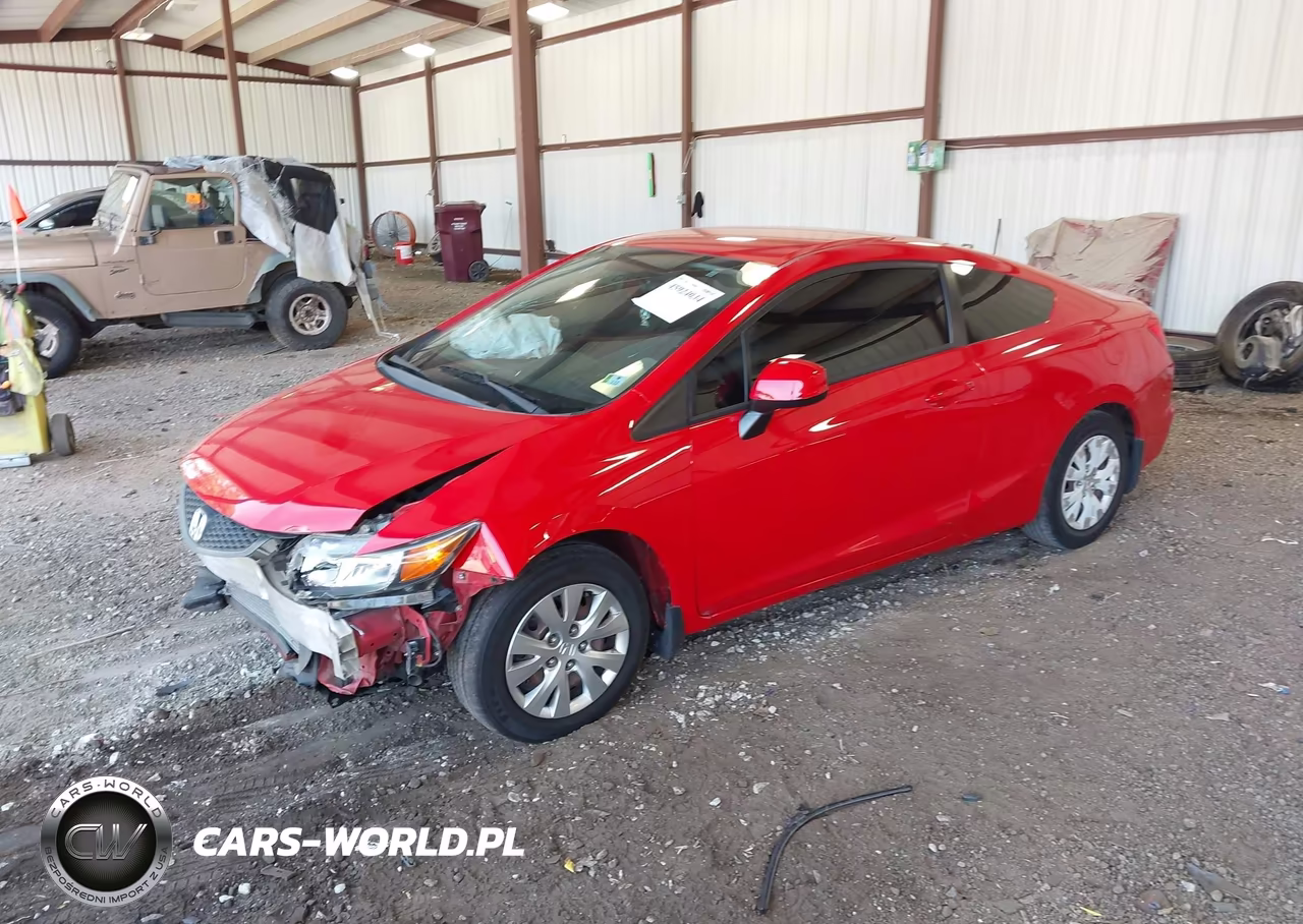 2012 Honda Civic Lx VIN:2HGFG3B53CH519674 - 2