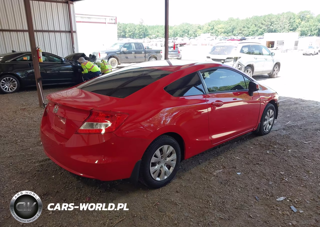 2012 Honda Civic Lx VIN:2HGFG3B53CH519674 - 4
