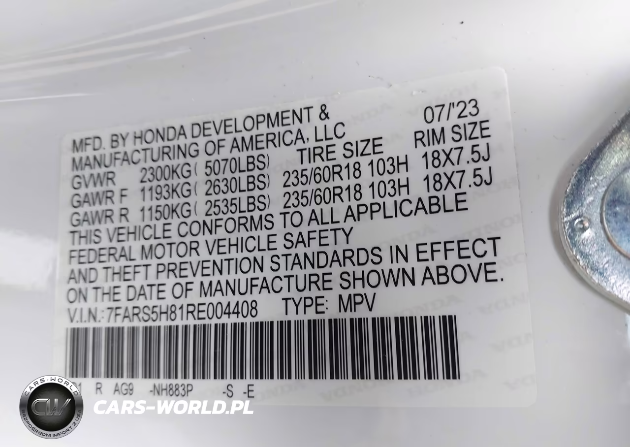 2024 Honda Cr-V Hybrid Sport-L VIN:7FARS5H81RE004408 - 9