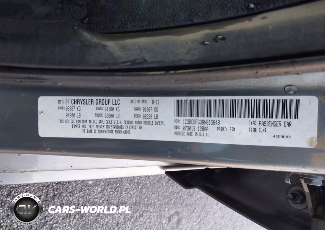 2011 Chrysler 200 S VIN:1C3BC8FG3BN615848 - 11