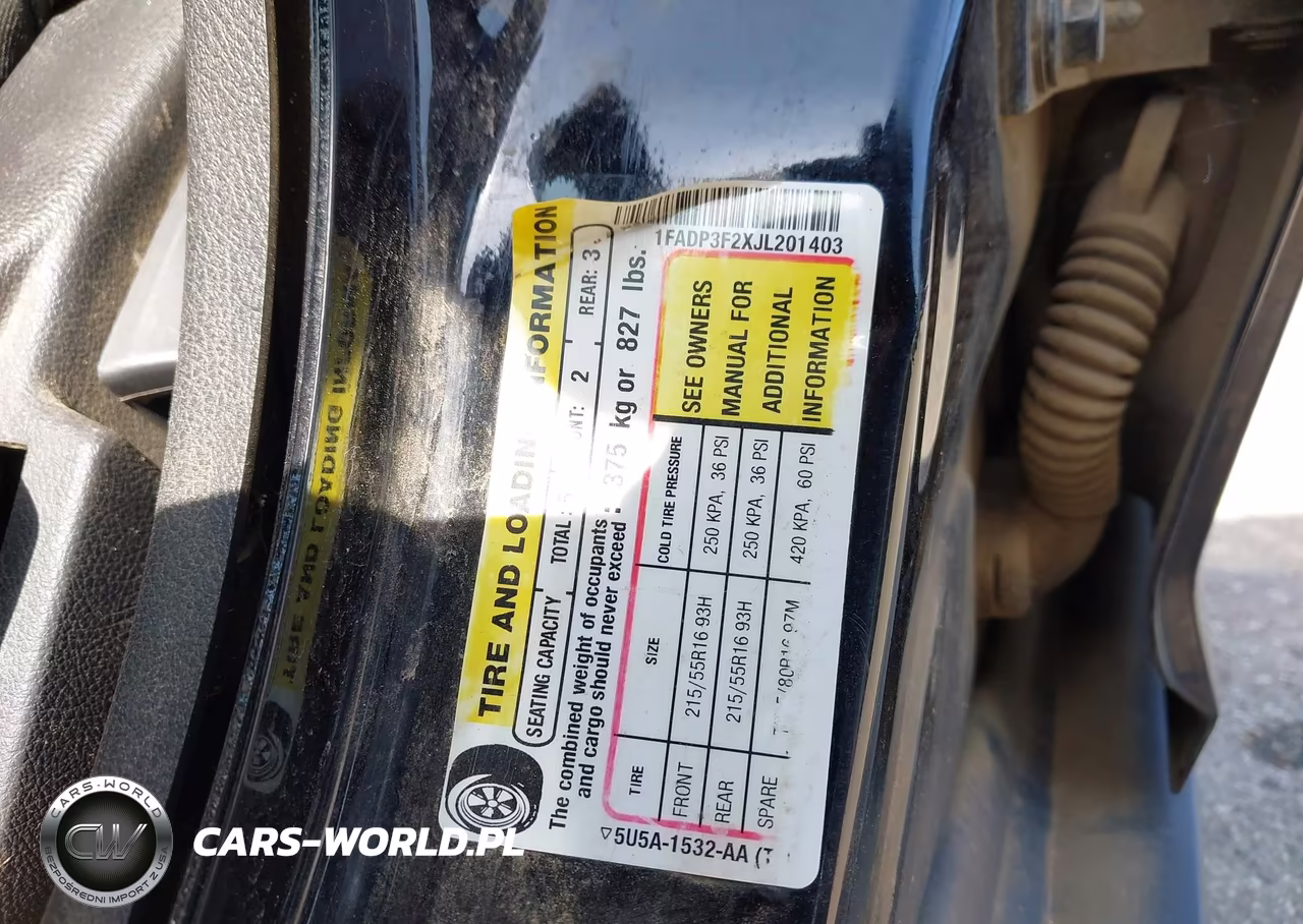2018 Ford Focus Se VIN:1FADP3F2XJL201403 - 9
