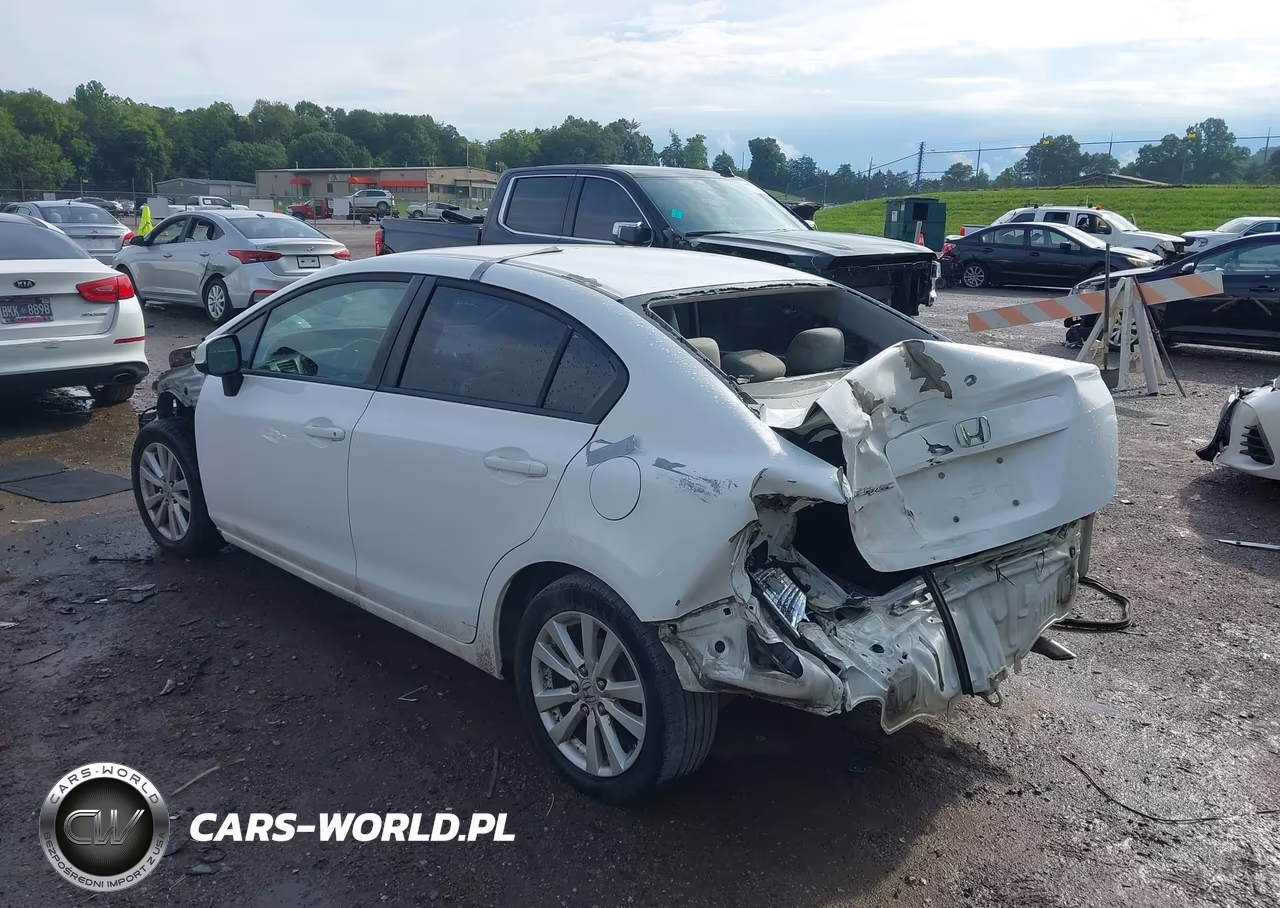 2012 Honda Civic Lx VIN:19XFB2F55CE078367 - 3