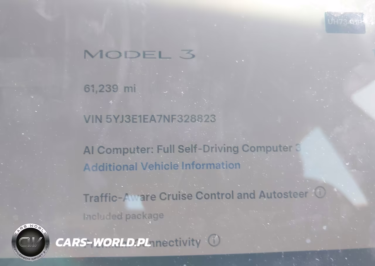 2022 Tesla Model 3 Rear-Wheel Drive VIN:5YJ3E1EA7NF328823 - 7