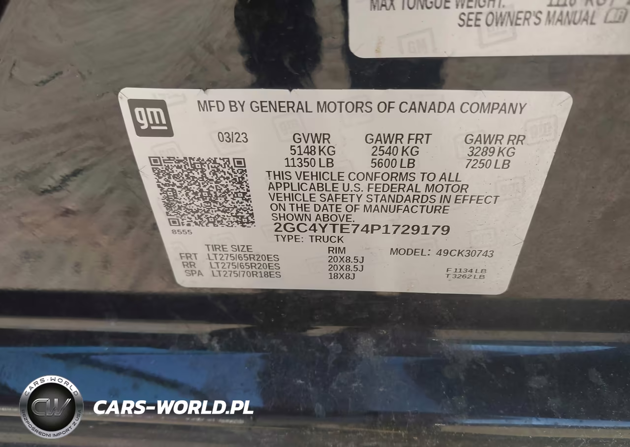 2023 Chevrolet Silverado 3500Hd 4Wd Long Bed Lt VIN:2GC4YTE74P1729179 - 9