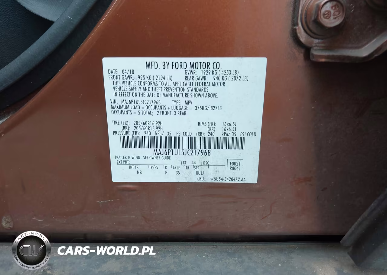 2018 Ford Ecosport Se VIN:MAJ6P1UL5JC217968 - 9