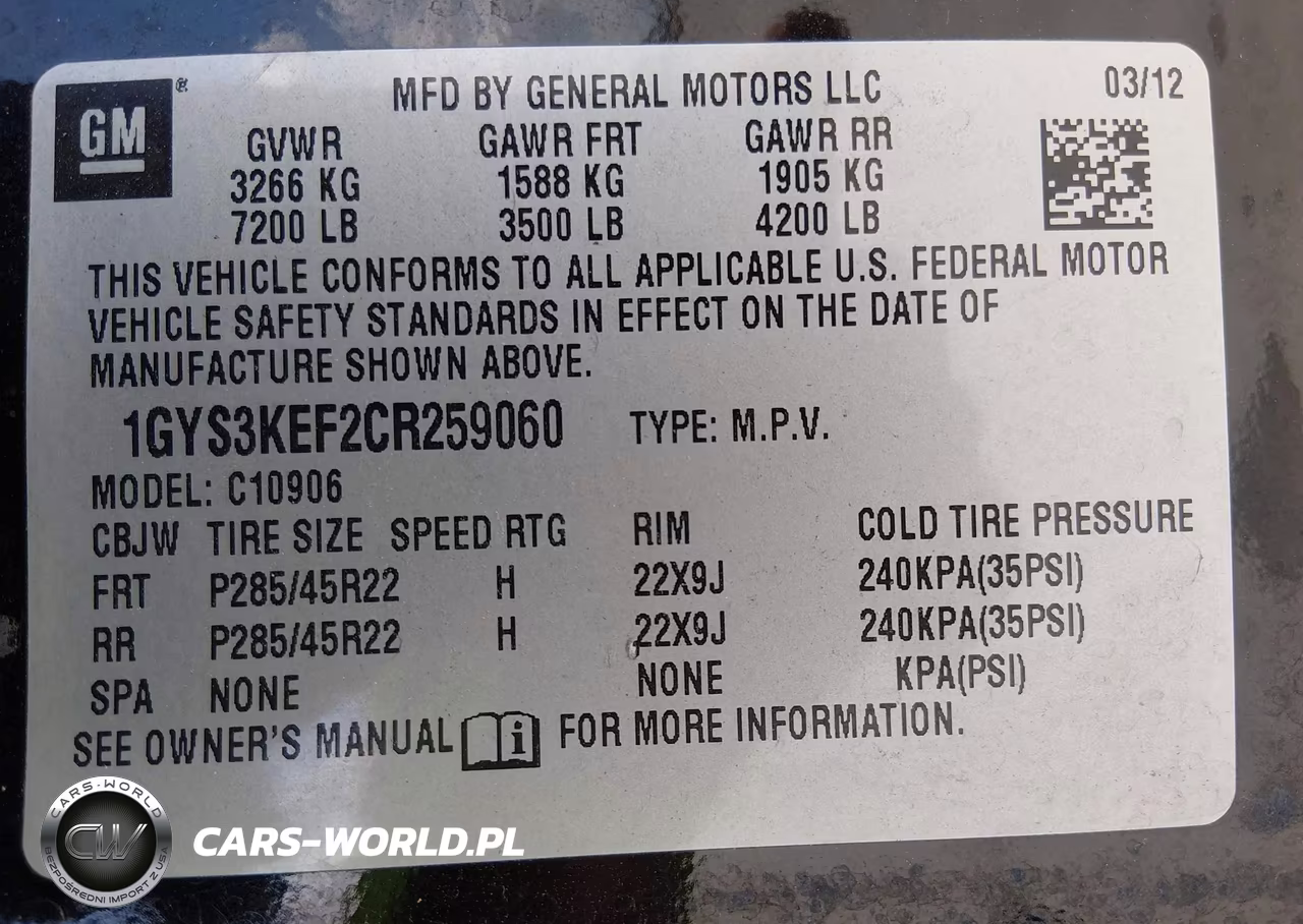 2012 Cadillac Escalade Esv Platinum Edition VIN:1GYS3KEF2CR259060 - 9