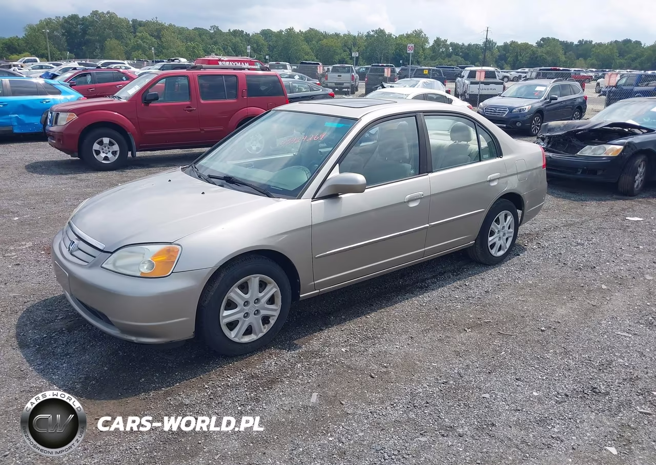 2003 Honda Civic Ex VIN:2HGES26713H584944 - 2