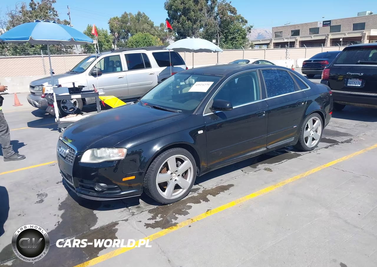 2007 Audi A4 2.0T VIN:WAUEF78E67A190336 - 2