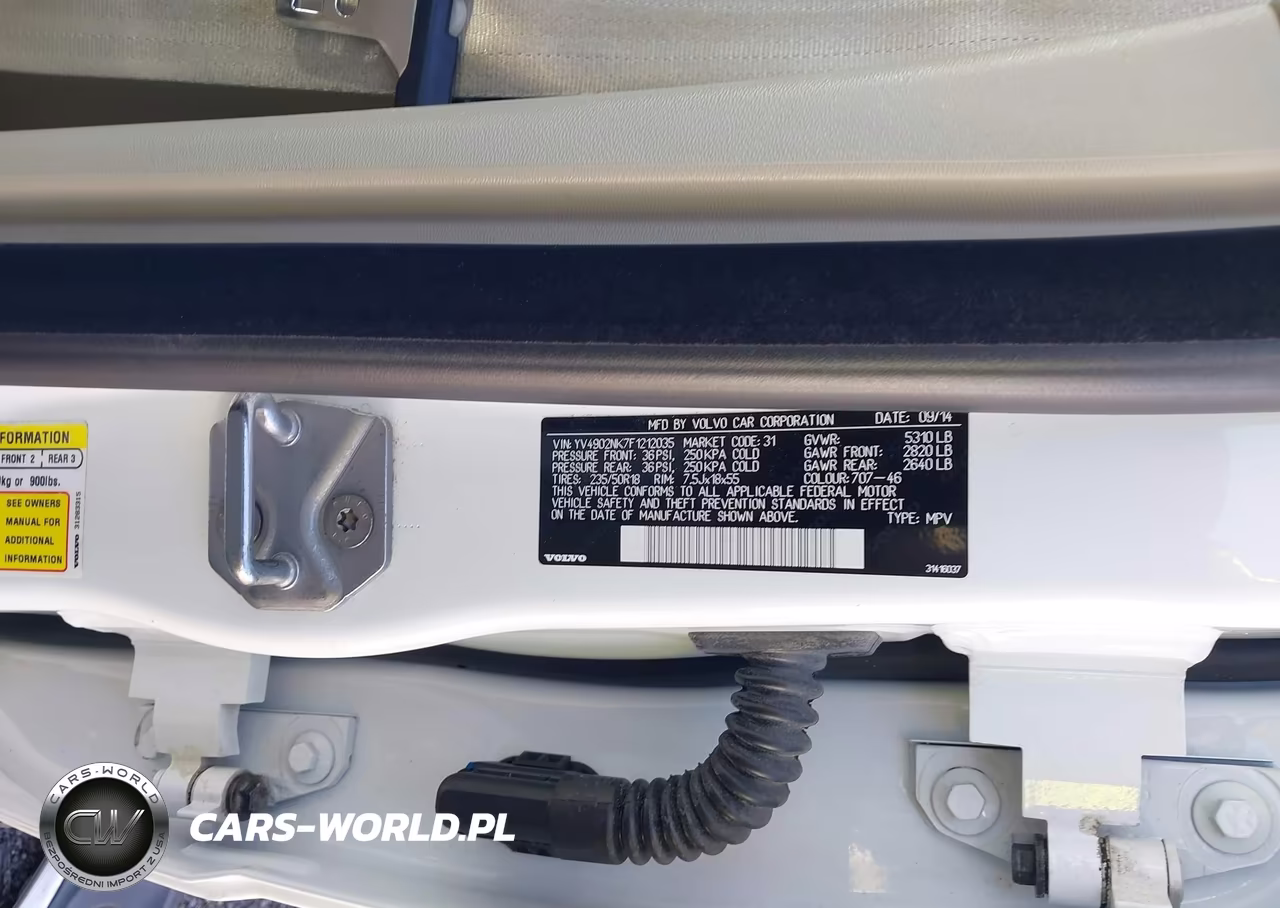 2015 Volvo Xc70 T6 VIN:YV4902NK7F1212035 - 9