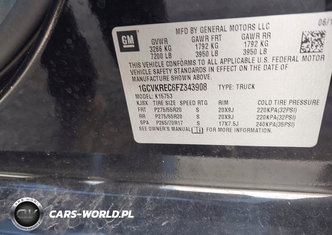 2015 Chevrolet Silverado 1500 Lt VIN:1GCVKREC6FZ343908 - 9