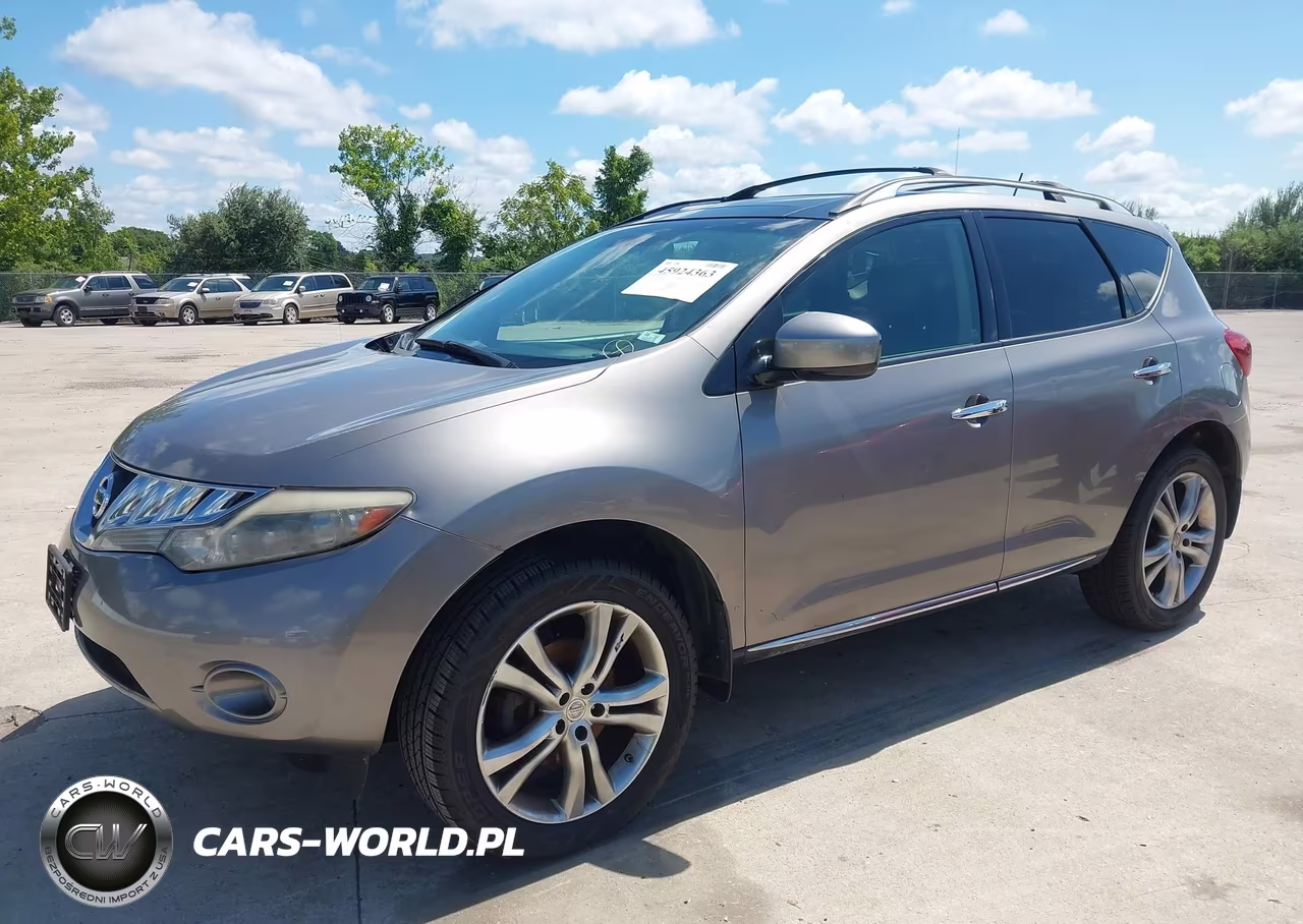 2010 Nissan Murano Le VIN:JN8AZ1MW5AW127411 - 2