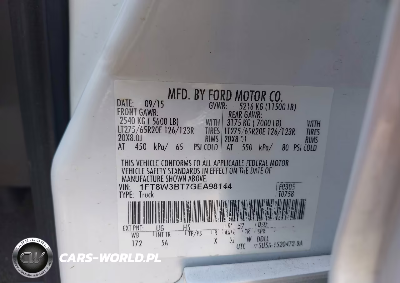 2016 Ford F-350 Lariat VIN:1FT8W3BT7GEA98144 - 9