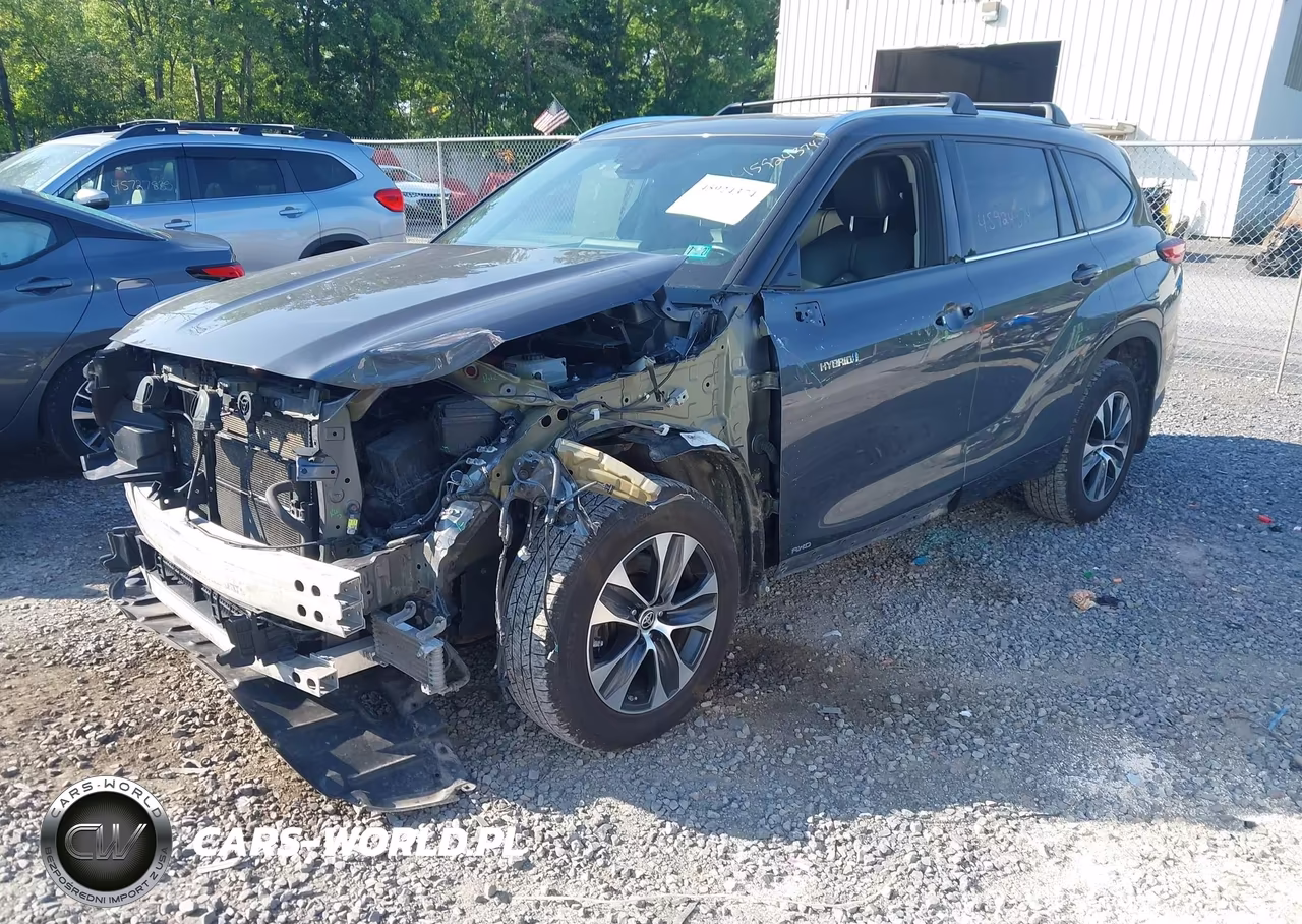 2020 Toyota Highlander Hybrid Xle VIN:5TDHBRCHXLS505001 - 2