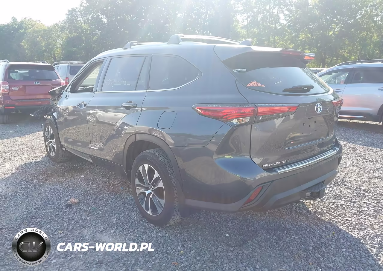 2020 Toyota Highlander Hybrid Xle VIN:5TDHBRCHXLS505001 - 3