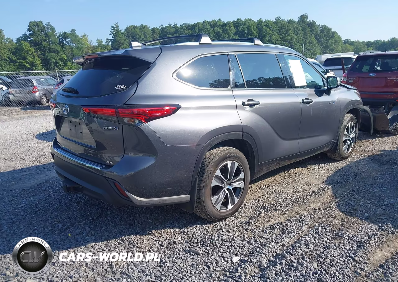 2020 Toyota Highlander Hybrid Xle VIN:5TDHBRCHXLS505001 - 4