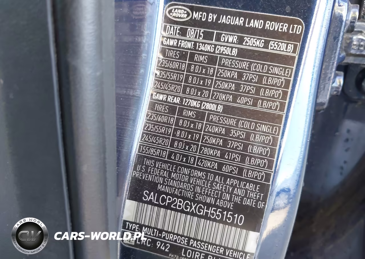 2016 Land Rover Discovery Sport Se VIN:SALCP2BGXGH551510 - 9