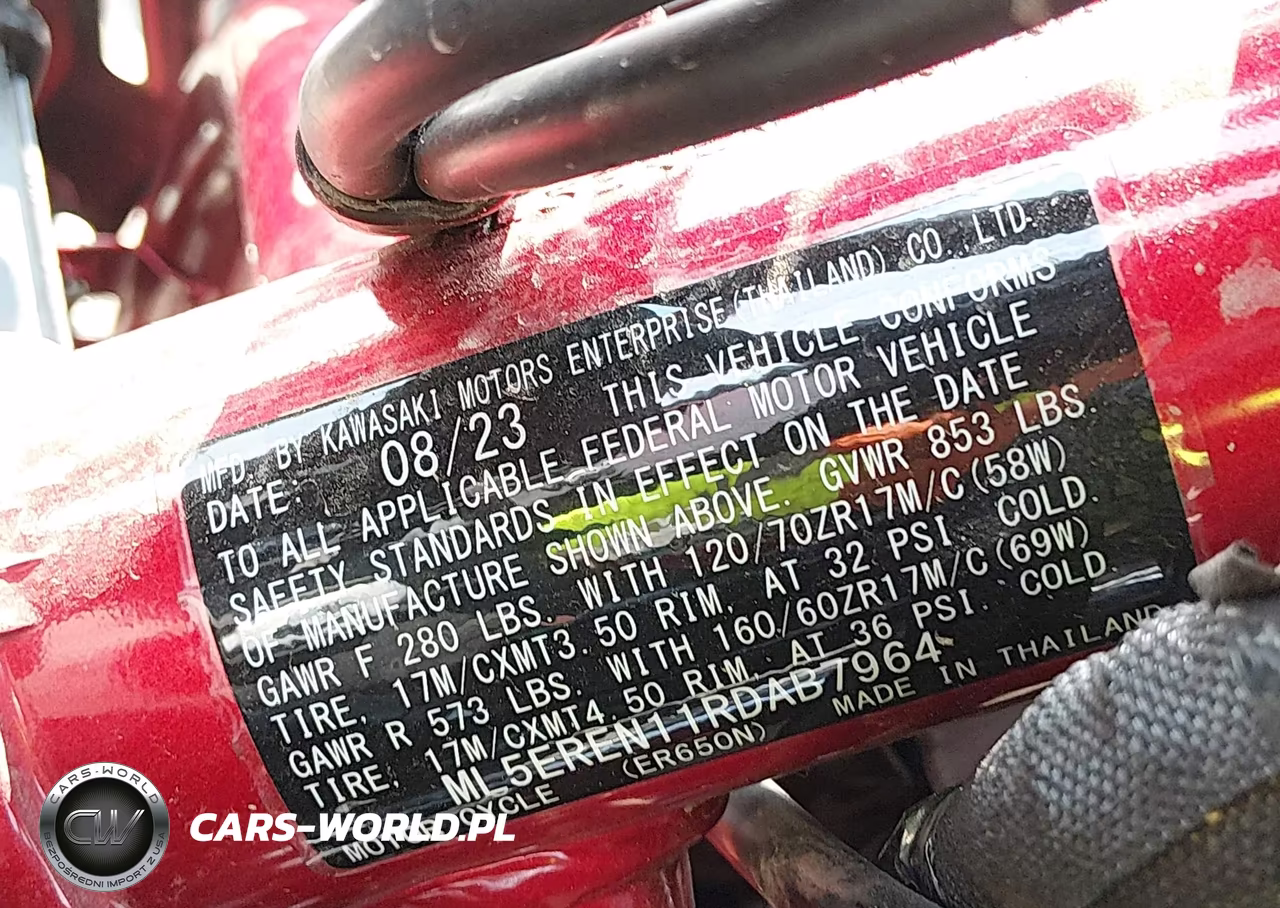 2024 Kawasaki Er650 N VIN:ML5EREN11RDAB7964 - 10