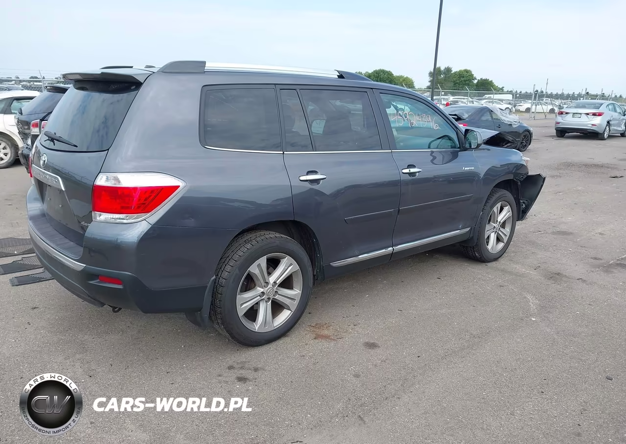 2013 Toyota Highlander Limited V6 VIN:5TDDK3EH5DS177321 - 4