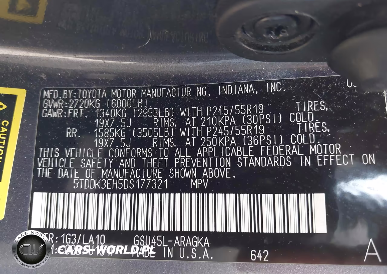 2013 Toyota Highlander Limited V6 VIN:5TDDK3EH5DS177321 - 9