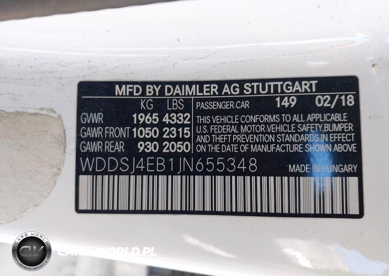 2018 Mercedes-Benz Cla 250 VIN:WDDSJ4EB1JN655348 - 9