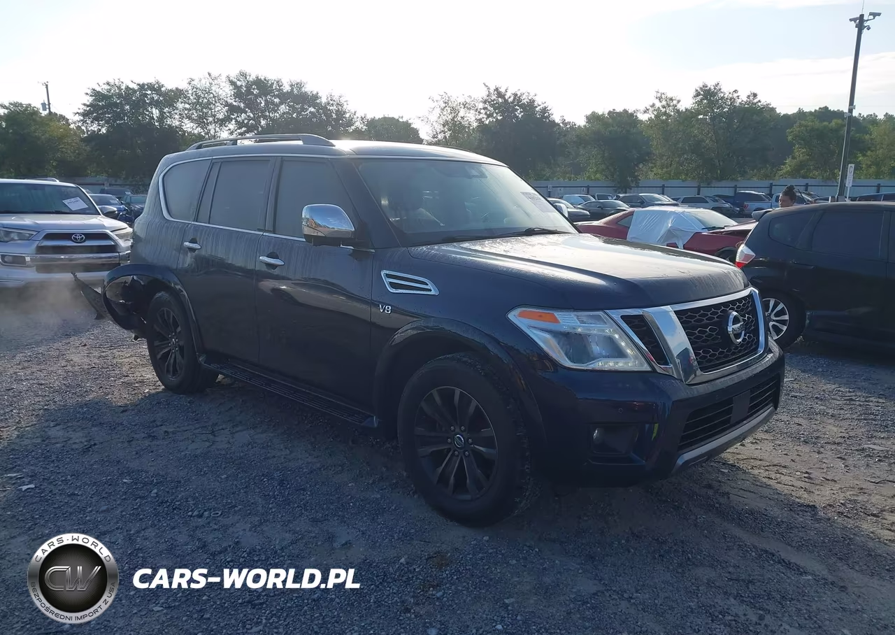 2019 Nissan Armada Platinum VIN:JN8AY2NF7K9352355 - 1