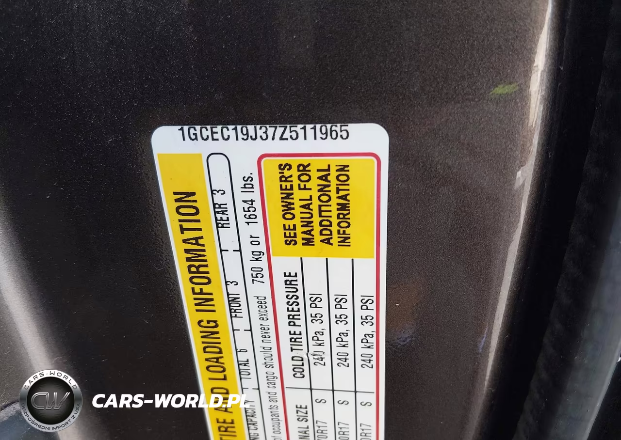 2007 Chevrolet Silverado C1500 VIN:1GCEC19J37Z511965 - 9