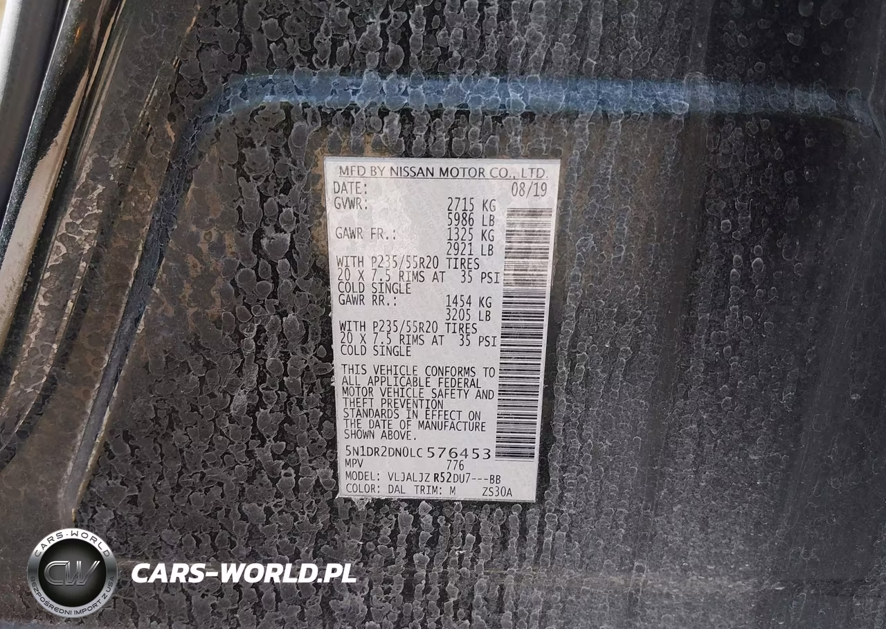 2020 Nissan Pathfinder Platinum 2Wd VIN:5N1DR2DN0LC576453 - 9