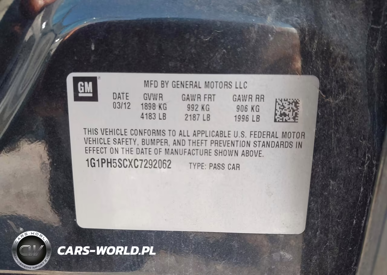 2012 Chevrolet Cruze Ltz VIN:1G1PH5SCXC7292062 - 9