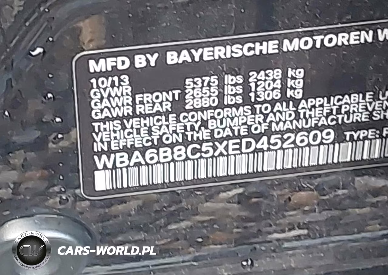2014 BMW 640I Gran Coupe xDrive VIN:WBA6B8C5XED452609 - 9